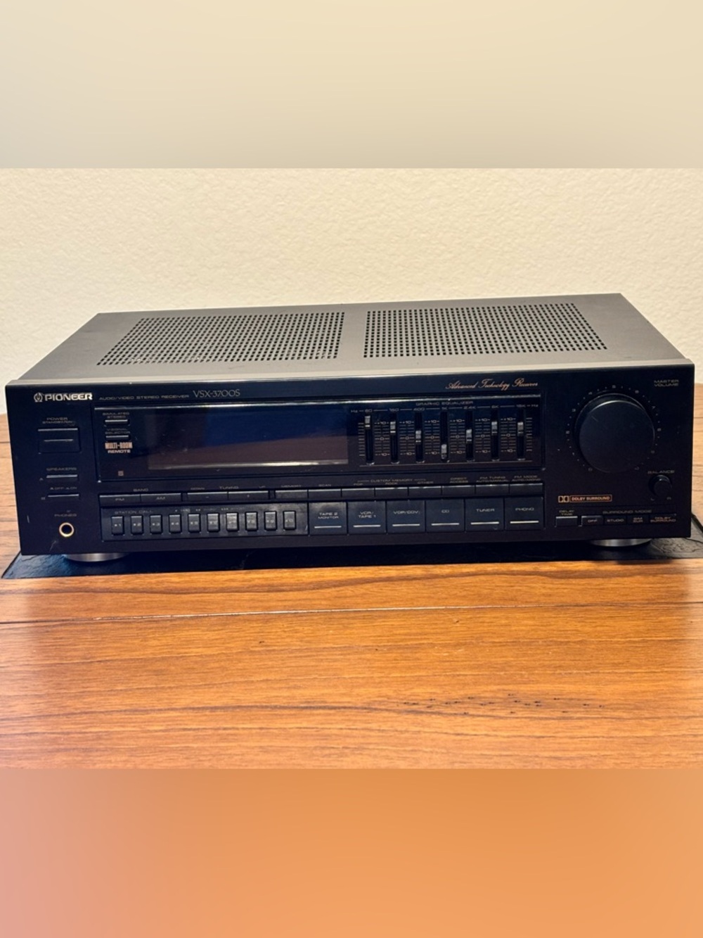 VINTAGE PIONEER VSX-3700S AUDIO VIDEO STEREO RECEIVER / TESTED / EXCELLENT COND